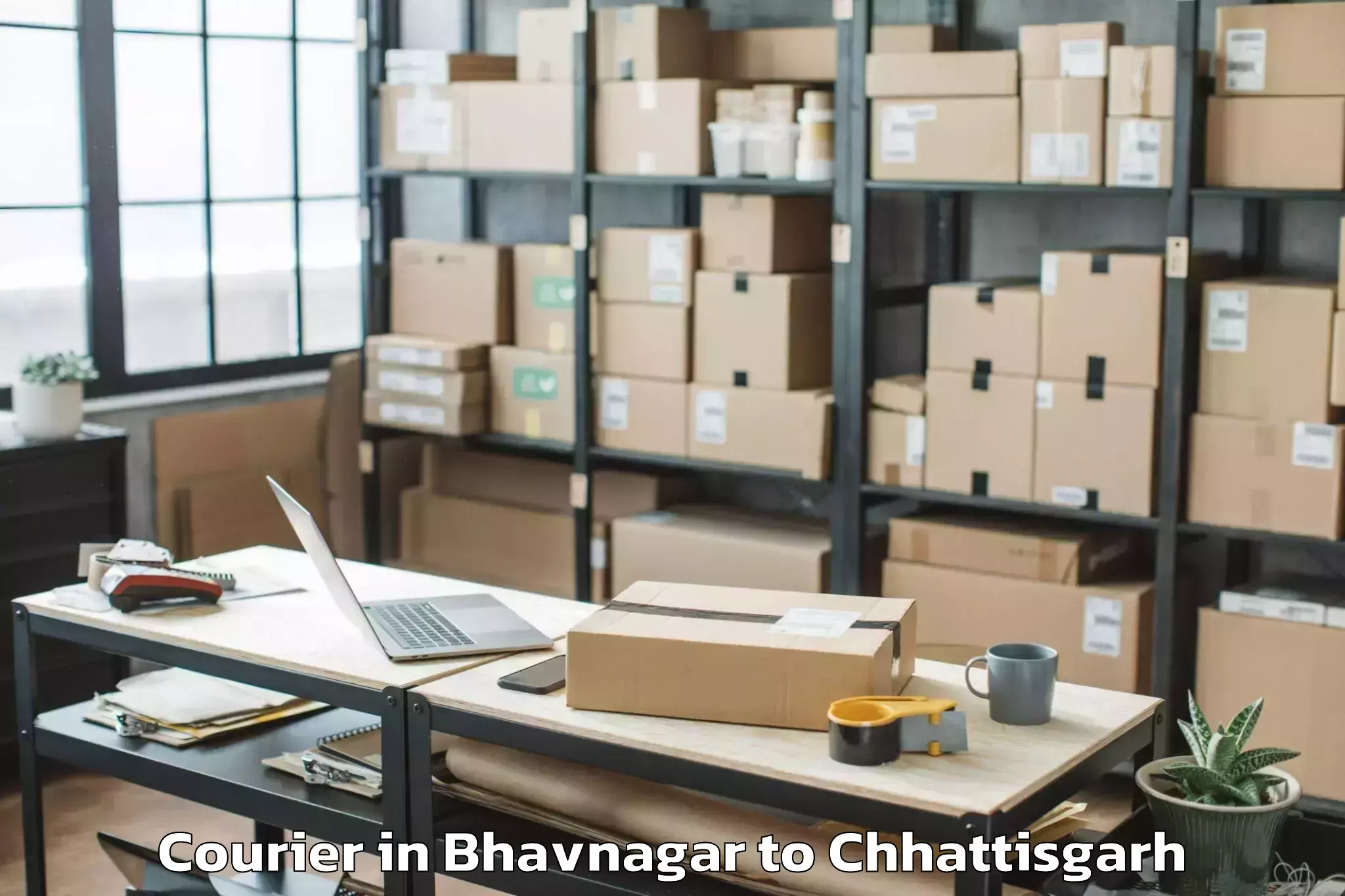 Get Bhavnagar to Gandai Courier